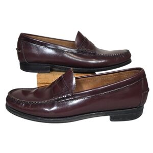 Dexter Burgundy Handsewn Penny Loafers 10D USA